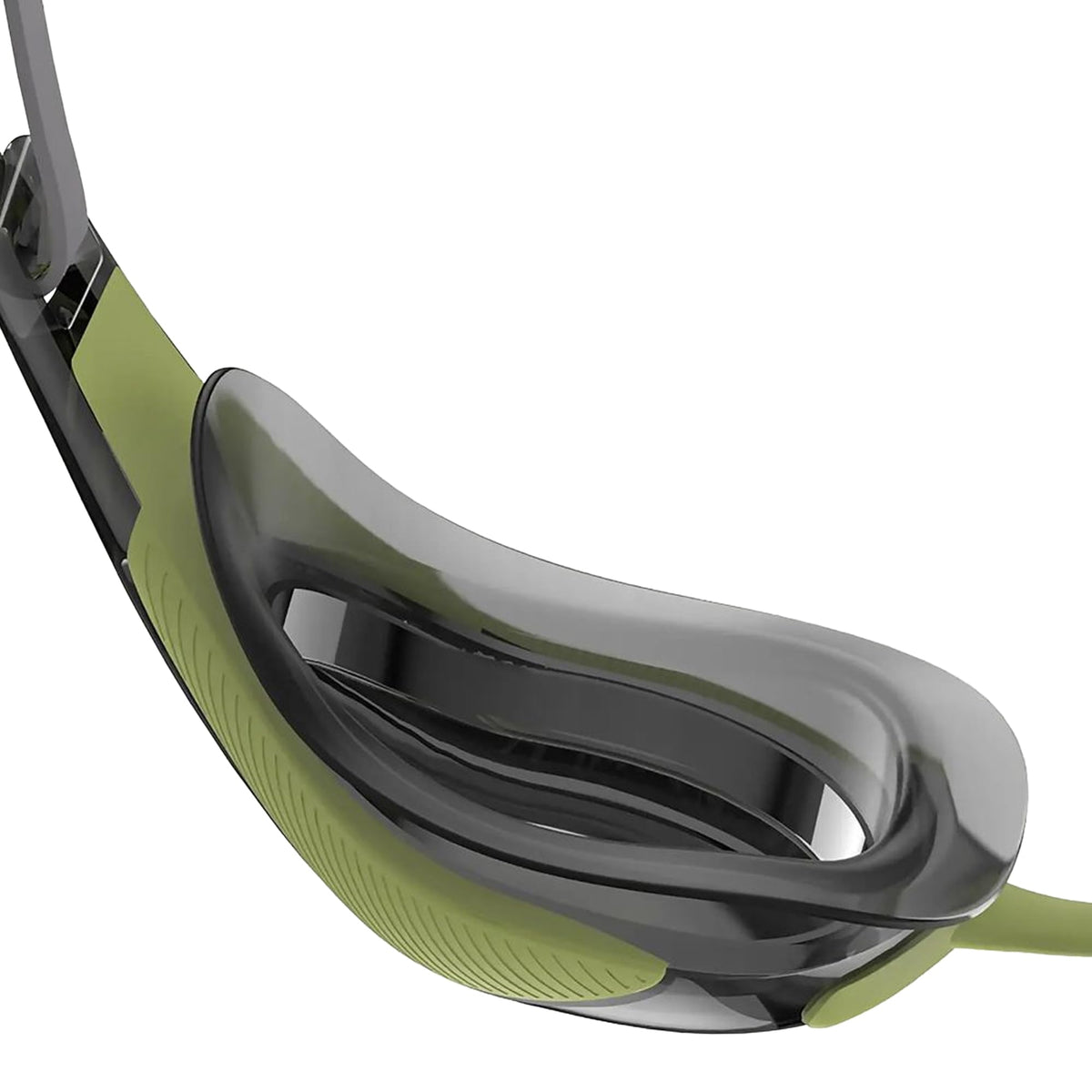 Speedo Unisex Adulți Fastskin Hyper Elite Ochelari de înot | Ochelari de înot pentru competiții | Performanță | Antrenament | Ochelari de înot hidrodinamici, Negru/Oxid Grey/Chrome, Mărime unică - 5053744613321