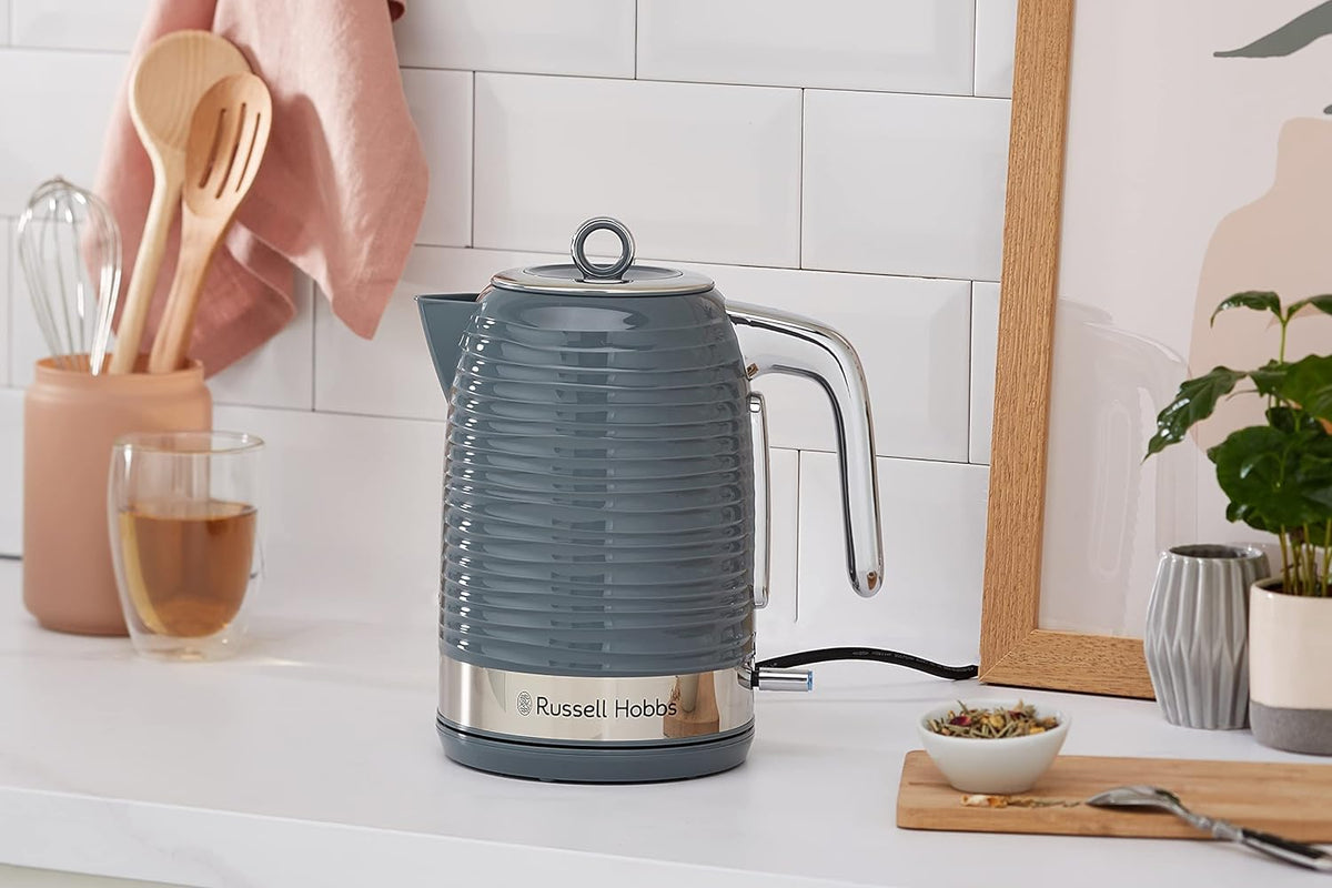 Russell Hobbs Inspire Kettle, Grey, 1.7 l, 2400 Watt - 24363-70