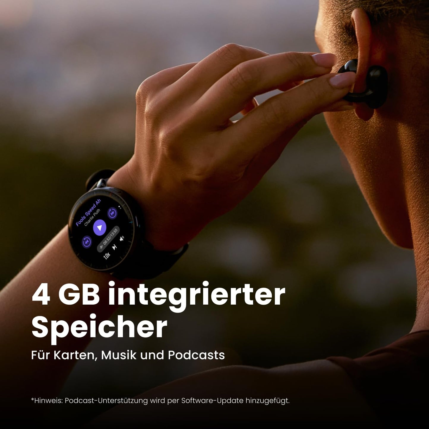 Amazfit Active Max 48mm Smartwatch 1.5" AMOLED display, 25 days battery, offline maps, NFC, GPS, 4GB memory, 170+ sports modes, 5 ATM water protection, heart rate & sleep tracking for Android & iPhone