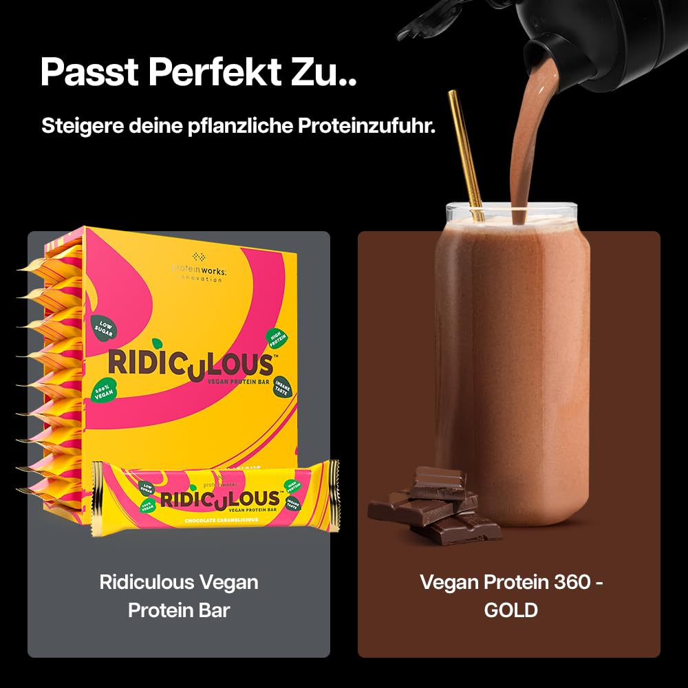 Protein Works | Vegan Protein 360 - Gold, Chocolate Silk, 2kg - POWVEGANCHO2KG