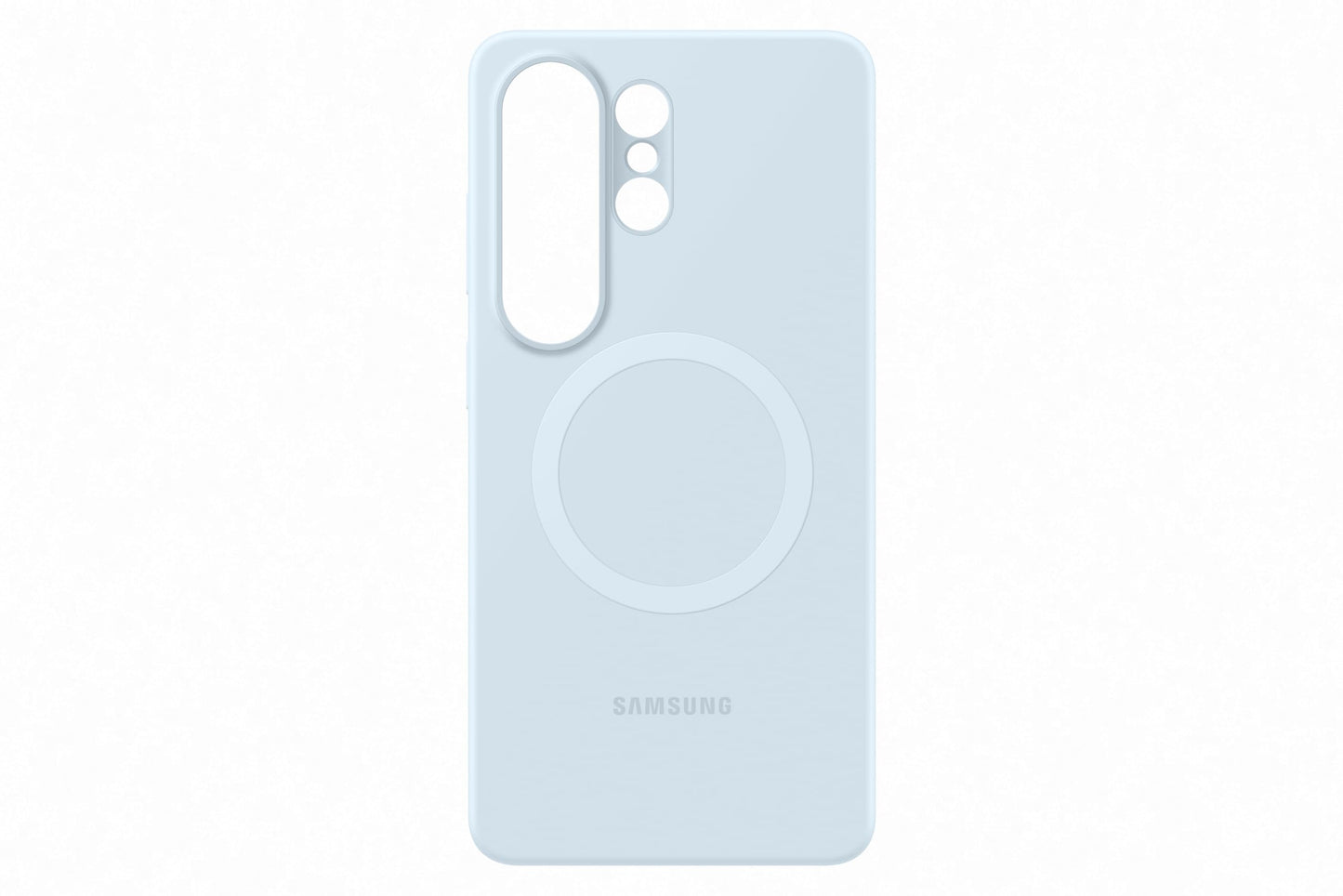 Samsung Silicone Magnet Smartphone Case EF-ES948, case for the Galaxy S26 Ultra, mobile phone case with magnetic ring for attaching accessories, silicone, protective case, shockproof, thin and easy to grip, light blue - EF-ES948CLEGWW