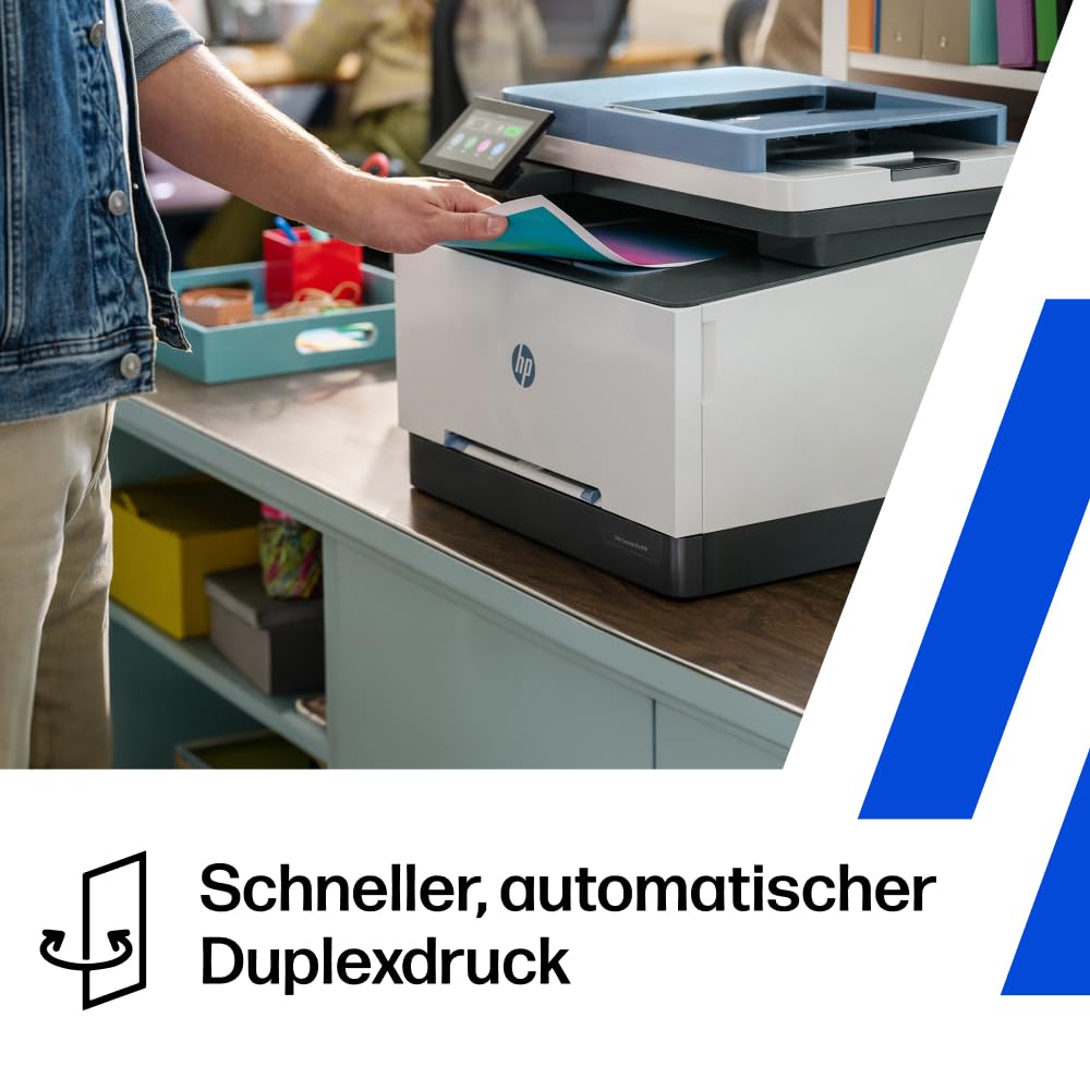 HP Color LaserJet Pro MFP 3302sdwg multifunction color laser printer, automatic two-sided printing, high print speed, touchscreen, Wi-Fi, Ethernet, USB, Wolf Pro Security - 759V0F#ABD
