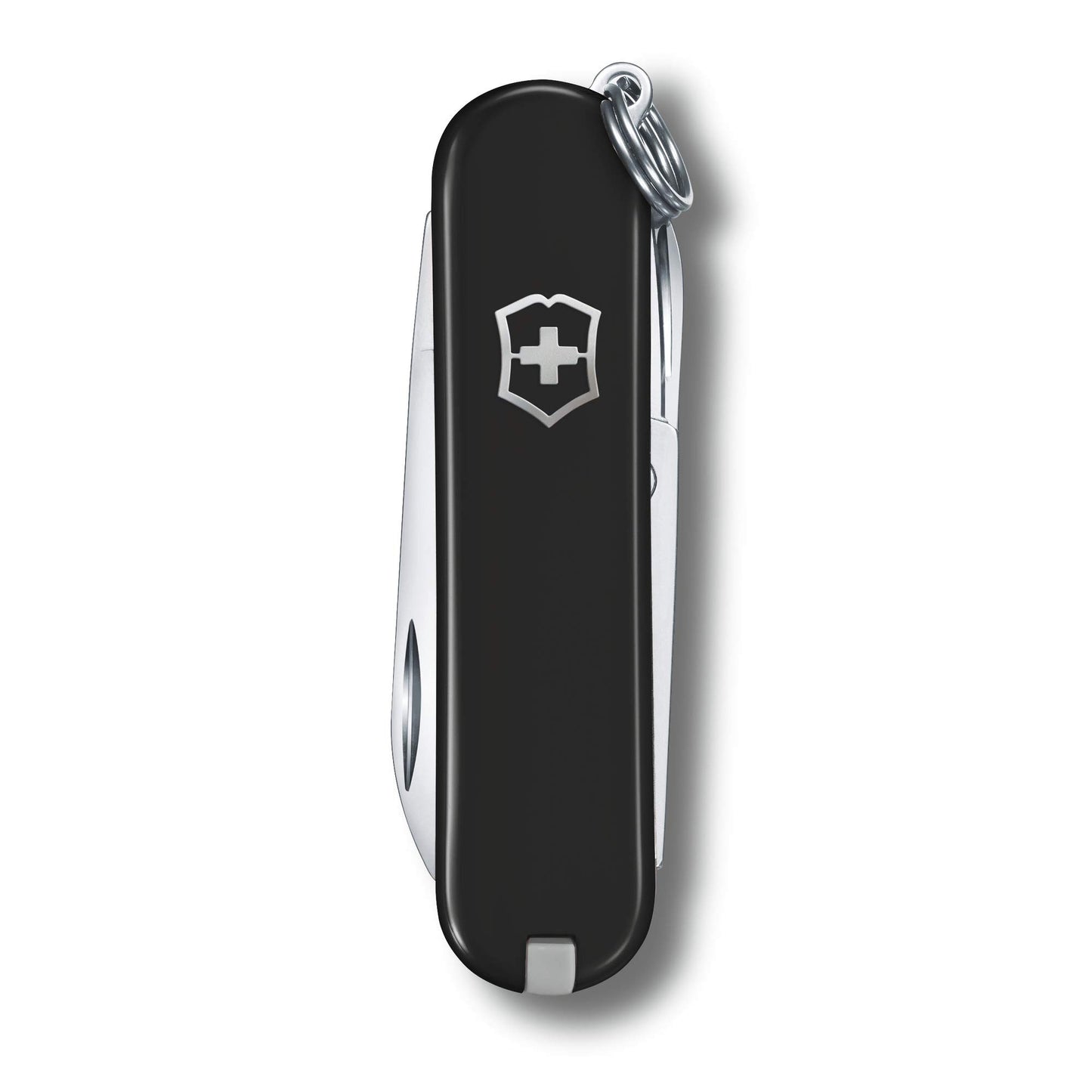 Victorinox Swiss Army Knife, Small, Classic SD, Multitool, Swiss Army Knife, Gift, 7 Functions, Blade, Nail File, Black - 0.6223.3G
