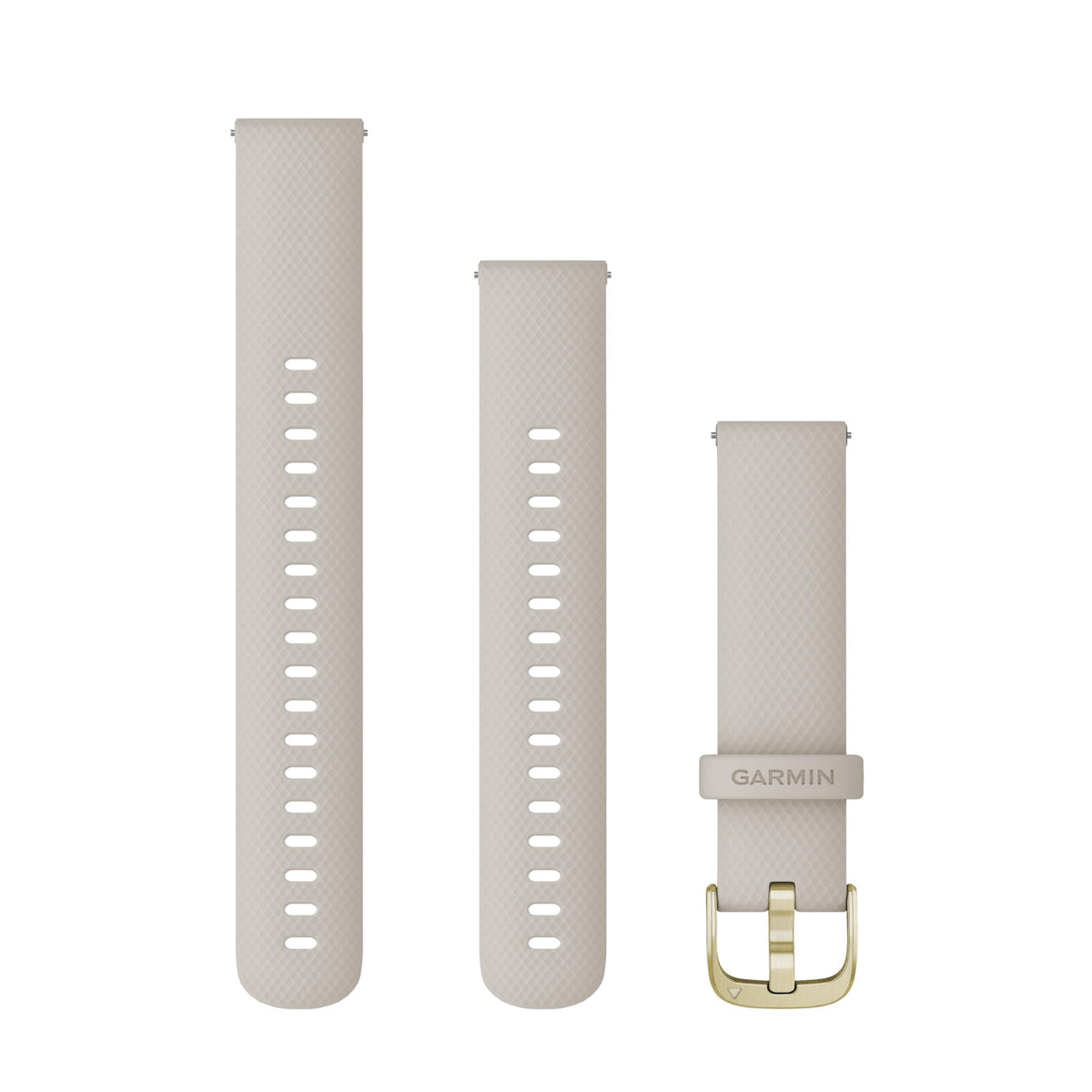 Brățară de schimb rapid Garmin 18 mm, silicon, bej - 010-12932-0D