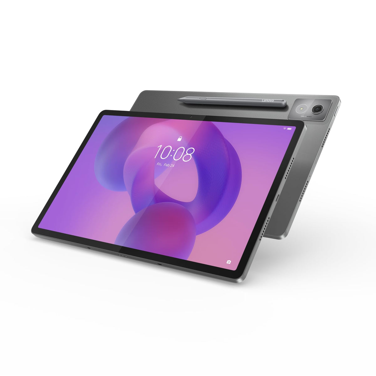 Lenovo Idea Tab Pro Tablet 32.7 cm (12.7 inches), 3K (MediaTek Dimensity 8300, 8 GB RAM, 256 GB UFS 4.0, 144 Hz, Wi-Fi 6E, Bluetooth 5.3, Android 14), Gray, includes keyboard + stylus - ZAE40061ES