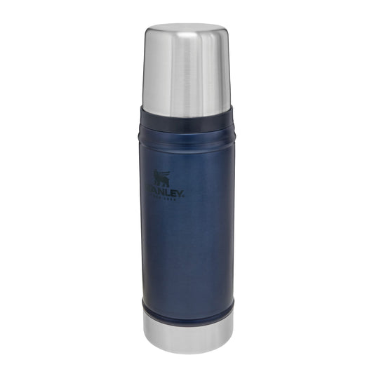 Stanley 1913 Classic Legendary Thermos Bottle 473 ml - Thermos Keeps Hot or Cold for 15 Hours - Stainless Steel Thermos Flask - BPA Free - Dishwasher Safe - Nightfall - 10-01228-088