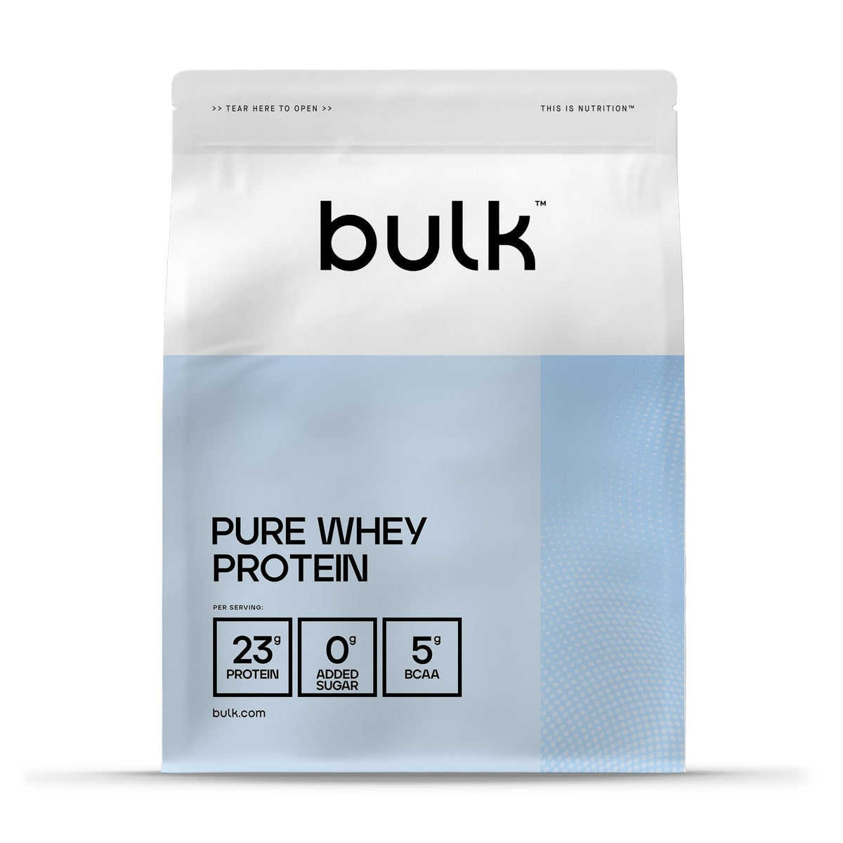 Bulk Pure Whey Protein Powder, Unflavored, 1kg - BPB-WPC8-0000-1000
