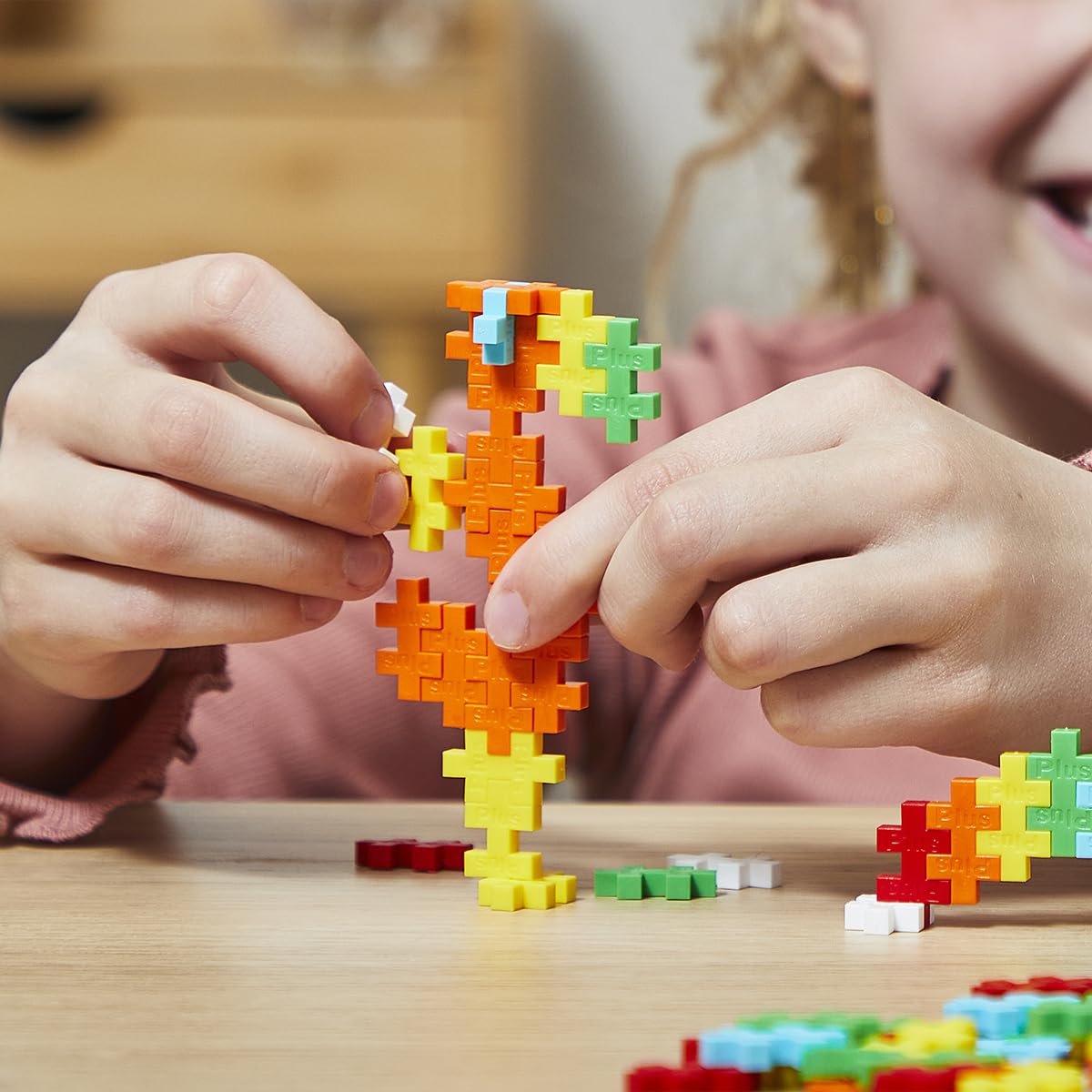 Plus-Plus 3976 Ingenious construction toy, rainbow, creative building blocks, building block set for children, 600 pieces