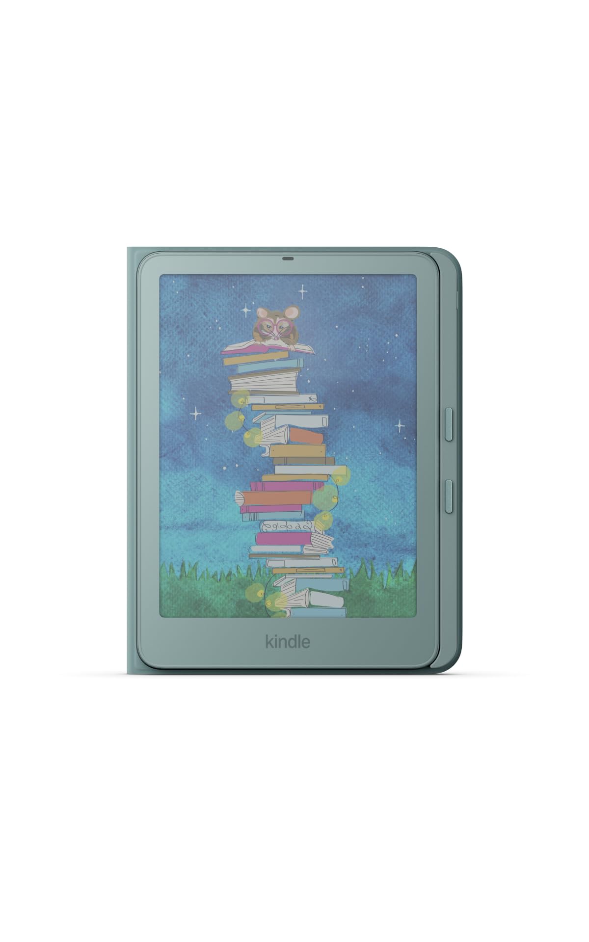 Introducing: The new Amazon Kindle case with page-turning function and buttons, magnetic attachment for Kindle Paperwhite and Colorsoft Signature Edition (2026), made from plant-based materials. - 53-106805