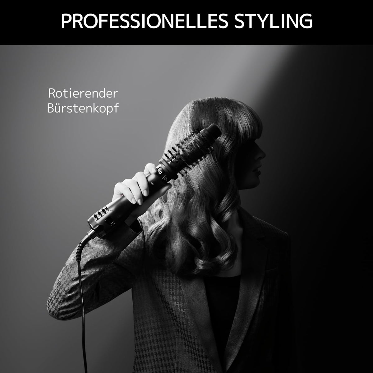Rowenta x Karl Lagerfeld K/Pro Stylist rotating hot air brush CF961L