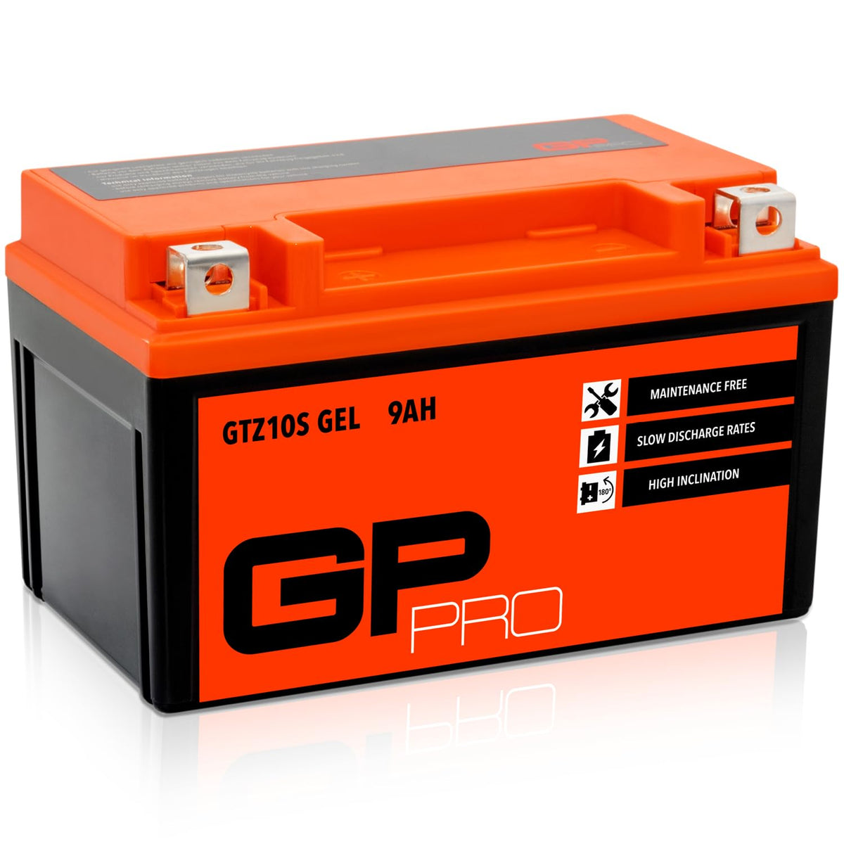 GP-PRO Gel Battery GTZ10S 12 V 9 Ah 190 A Motorcycle Battery - GP-004