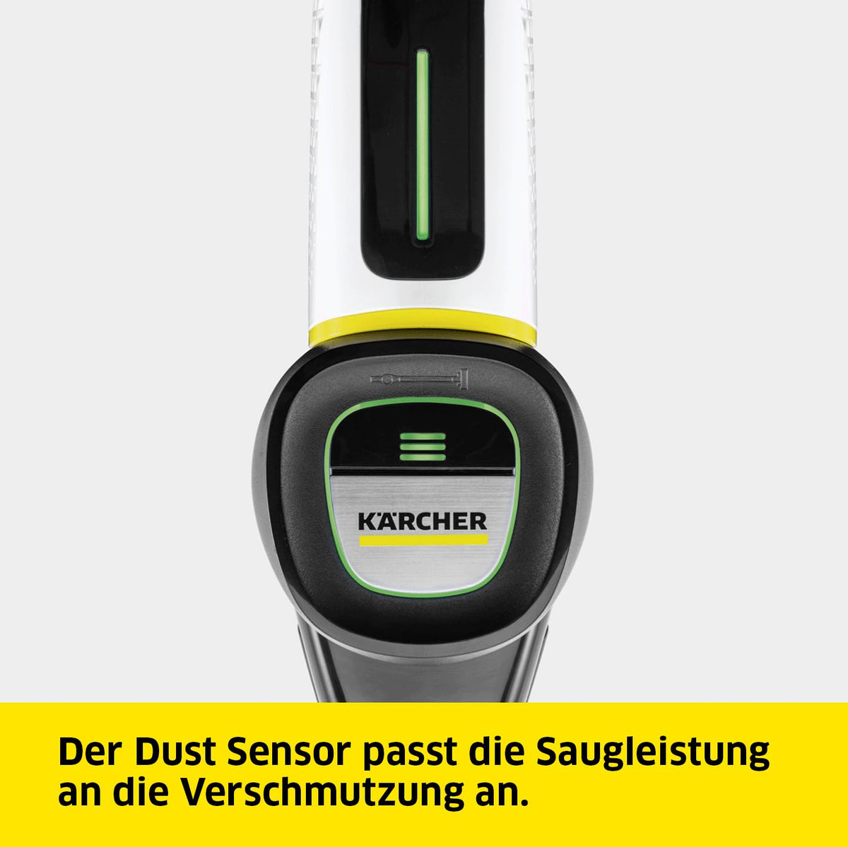 KÄRCHER Cordless Vacuum Cleaner VC 7 Signature Line, 2 suction levels, runtime: up to 60 min., weight: 2.6 kg, includes 25.2 V battery, wall mount with charging function, floor and crevice nozzle, white - 1.198-750.0