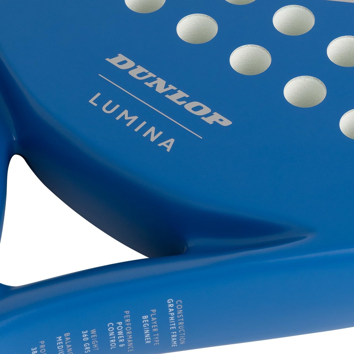 Dunlop Padel Racket Lumina Blue - Amazon Exclusive - Graphite Frame, Pro Eva Core, 365g - 10370775