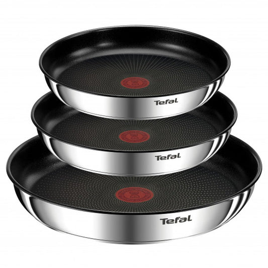 Tefal Ingenio Emotion Induction Cookware, 4-piece set, stainless steel, stackable, non-stick coating, induction, L8974S45 - S0453824