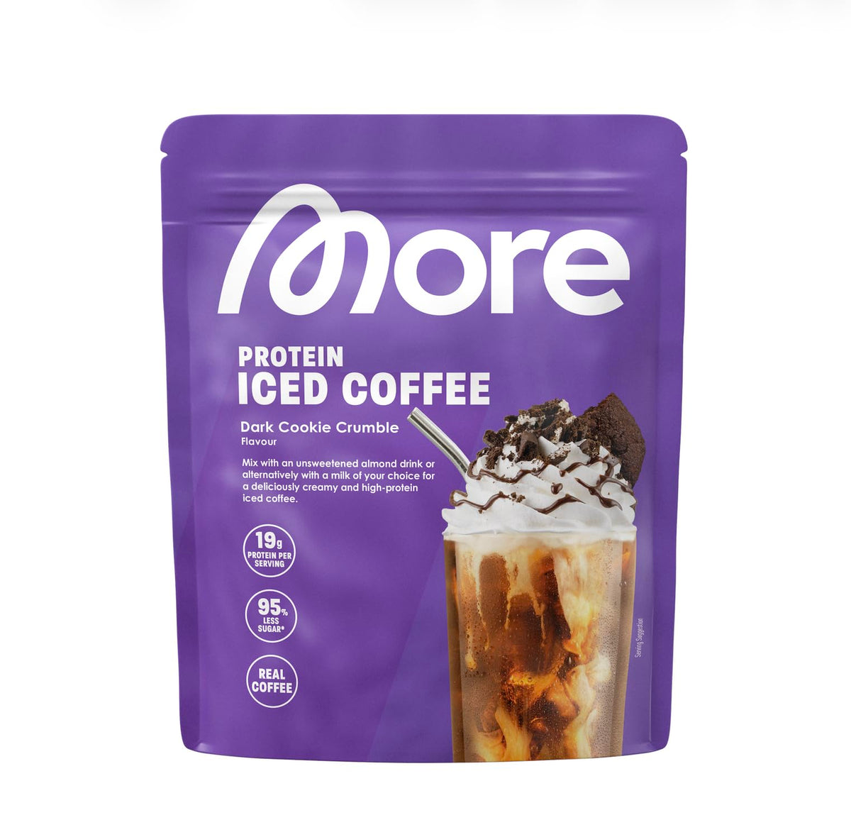 MORE Protein Iced Coffee, 650g, Dark Cookie Crumble - XMO50630