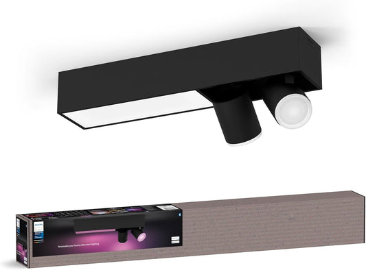 Philips Hue Centris 2er Spotlumină, Iluminat interior, Negru - 8720169318311