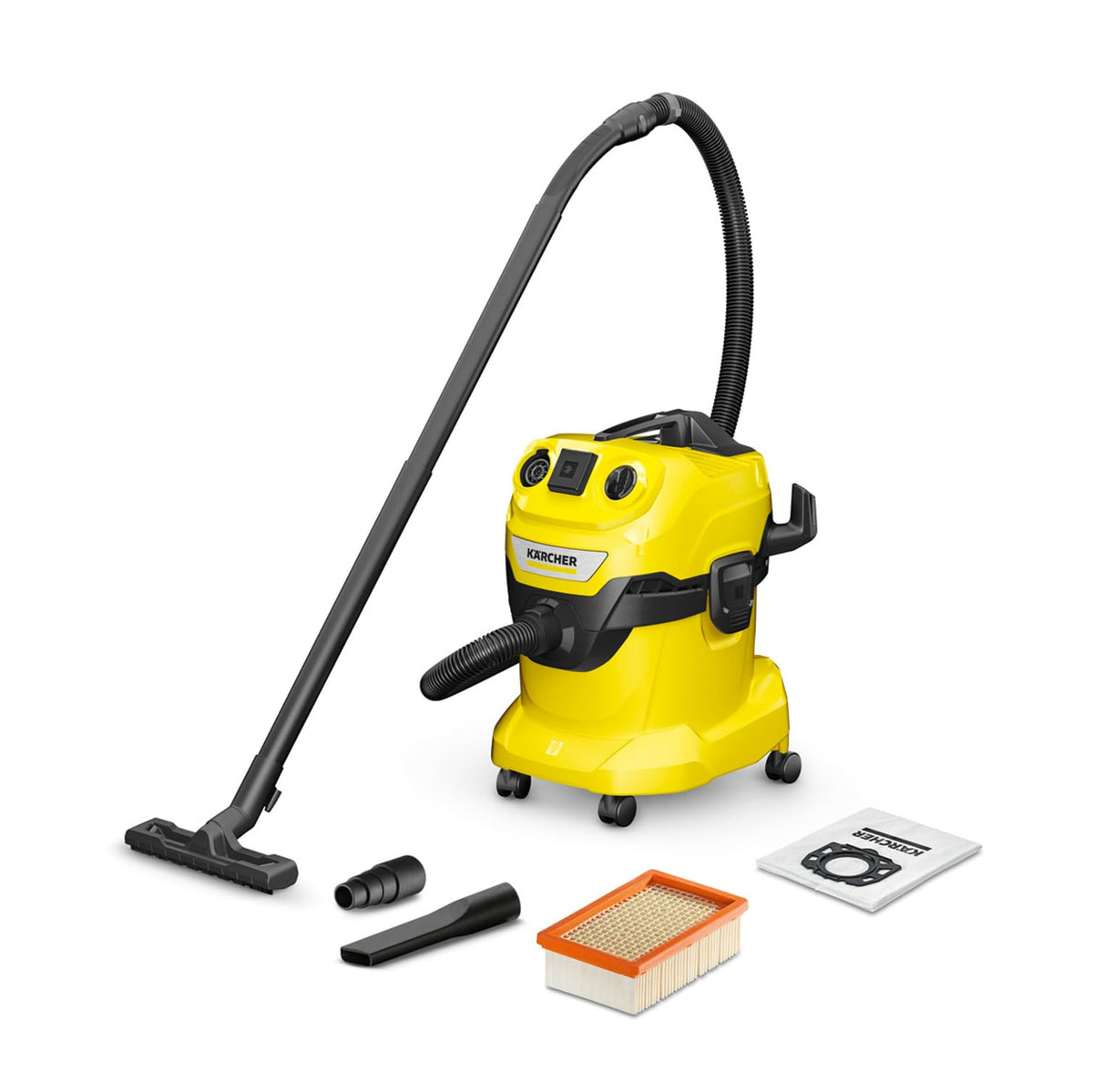 KÄRCHER Wet/Dry Vacuum WD 4 P V-20/5/22, 1,100 Watts - 1.628-270.0
