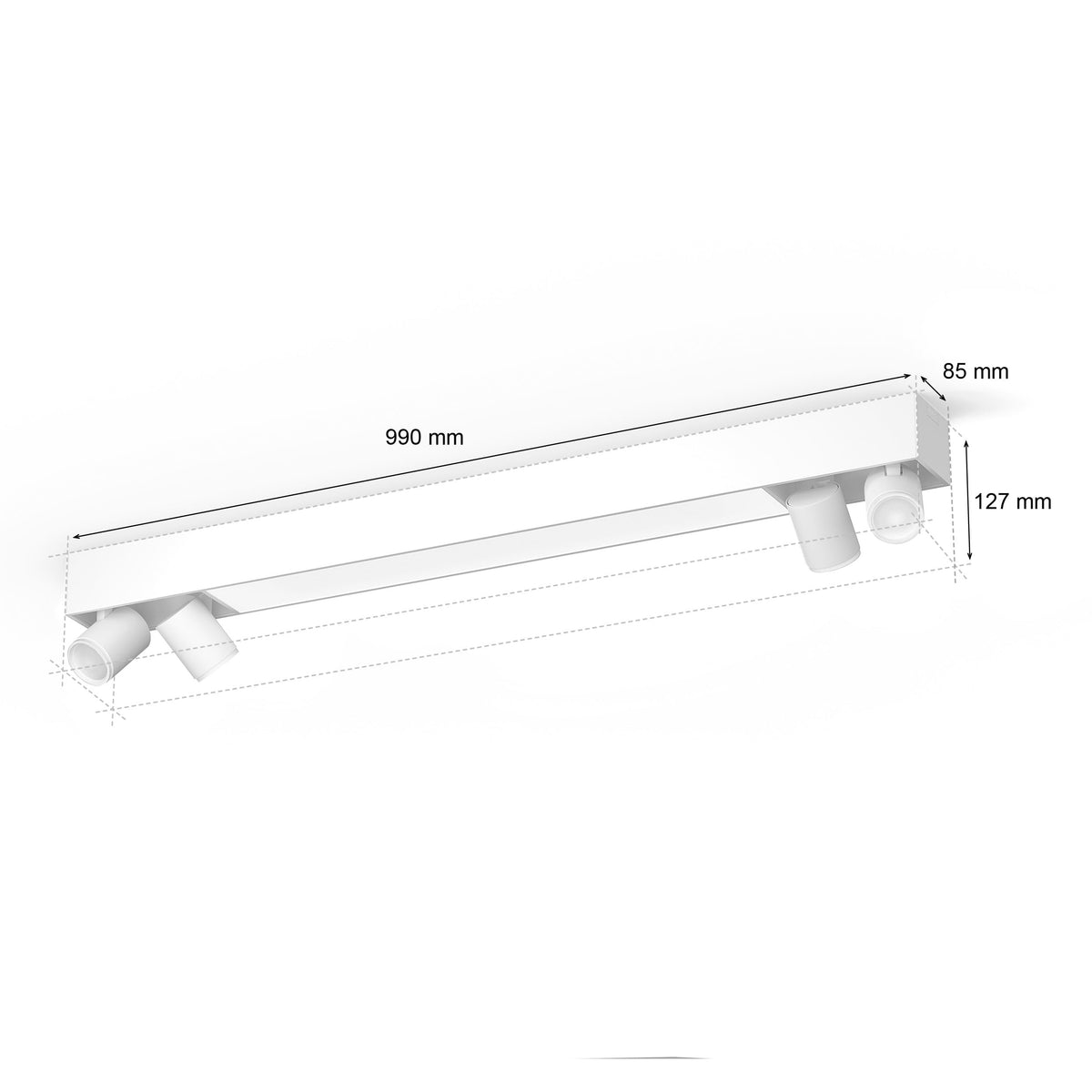 Philips Hue Centris 4 Spotleuchte, iluminat interior, alb - 8720169318618