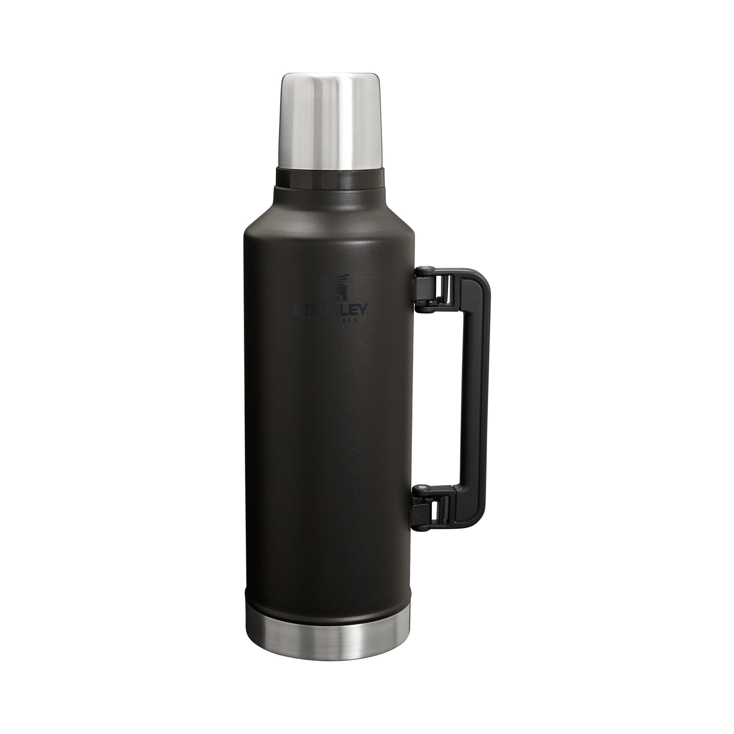 Stanley 1913 Classic Legendary Thermos Bottle 2.3L - Thermos Keeps Hot or Cold for 48 Hours - Stainless Steel Thermos Flask - BPA Free - Dishwasher Safe - Matte Black - 10-07935-045