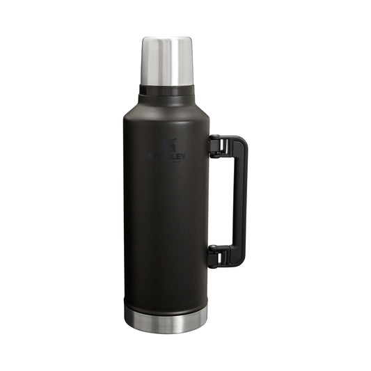 Stanley 1913 Classic Legendary Thermos Bottle 2.3L - Thermos Keeps Hot or Cold for 48 Hours - Stainless Steel Thermos Flask - BPA Free - Dishwasher Safe - Matte Black - 10-07935-045
