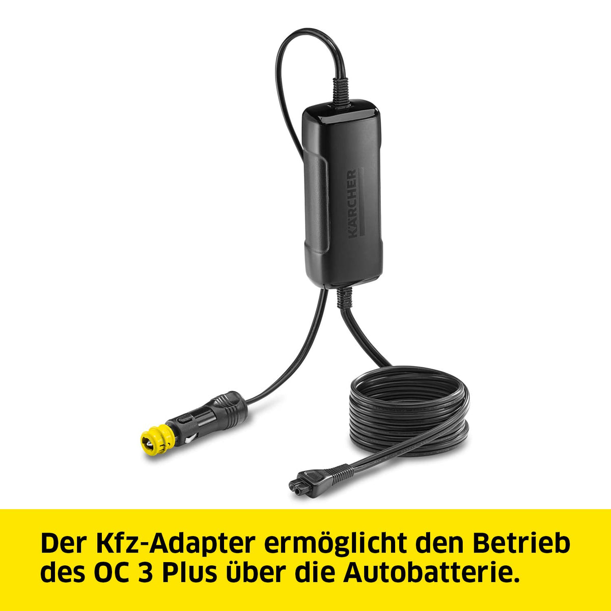 Kärcher Mobile Outdoor Cleaner OC 3 Plus Car (with car adapter for operation via car battery, extra large water tank volume: 7 l, lithium-ion battery, gentle low pressure) - 1.680-034.0