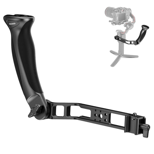 NEEWER Basic Adjustable Gimbal Grip Sling Handle Compatible with DJI Ronin RS4Mini RS4 RS4Pro RS3 Mini RS 3 Pro RS2 RSC 2 Stabilizers, Ergonomic Handle for Accessory Expansion, CA143