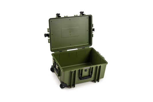 B&W International multi-purpose case Outdoor 6800 (PP.709) Bronze Green - empty case - waterproof (IP67), dustproof, impact-resistant, extremely robust - PP.709.BGT