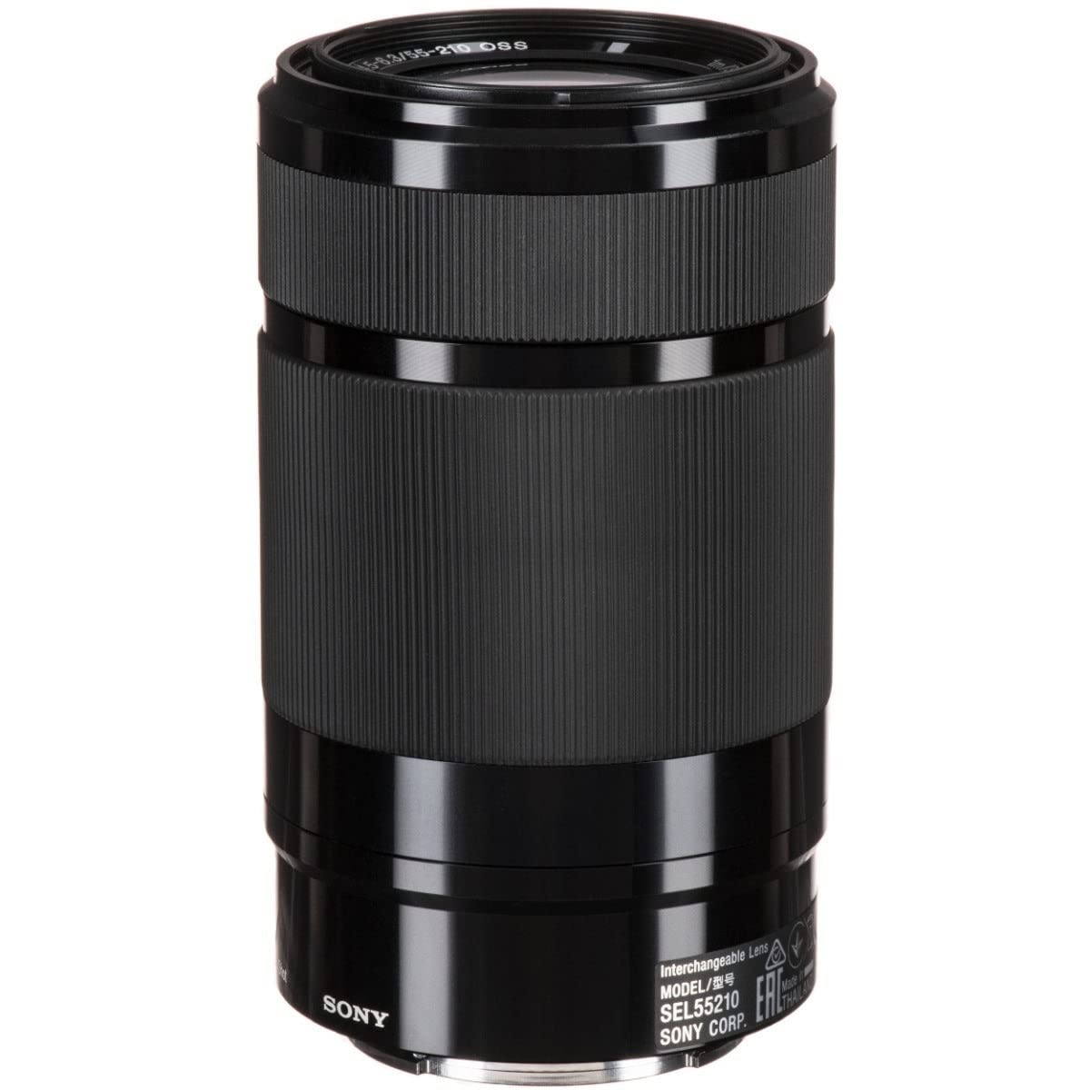 Sony SEL55210 – Obiectiv zoom 55–210mm F4.5–6.3 OSS (APS-C, teleobiectiv cu stabilizare a imaginii, E-Mount, ideal pentru călătorii, natură și sport, compatibil cu ZV-E10, A6400 și A6700, negru)
