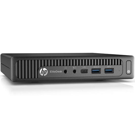 Mini-PC HP EliteDesk 800 G2, procesor Core i5-6400T, 8 GB RAM, 240 GB SSD, Win 11 Pro (recondiționat) - HP800G2-MINI-I5