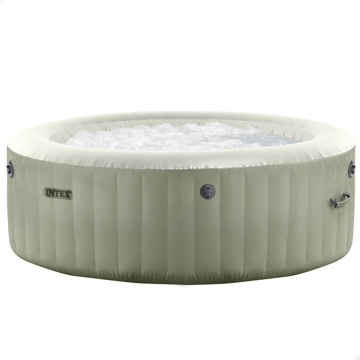 Intex 6-Person Olive Green Round Bubble Spa Set 28428NP (Inflated 216 cm x 71 cm)