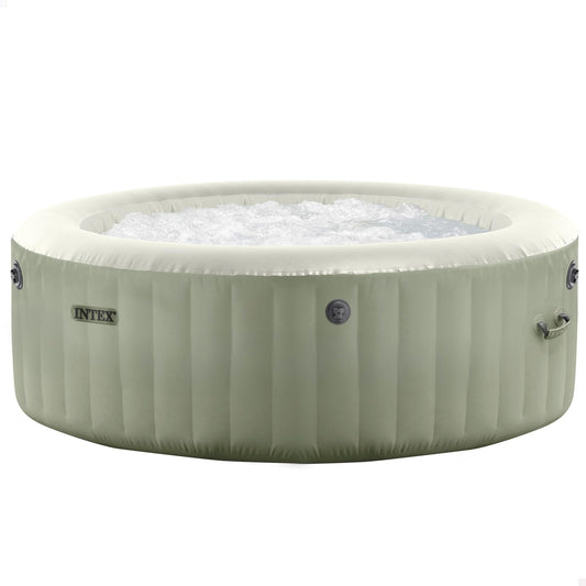 Intex 6-Person Olive Green Round Bubble Spa Set 28428NP (Inflated 216 cm x 71 cm)