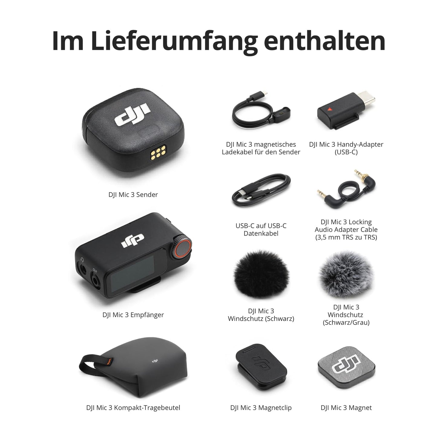 DJI Mic 3 (1 TX + 1 RX) (DMIC002.1)