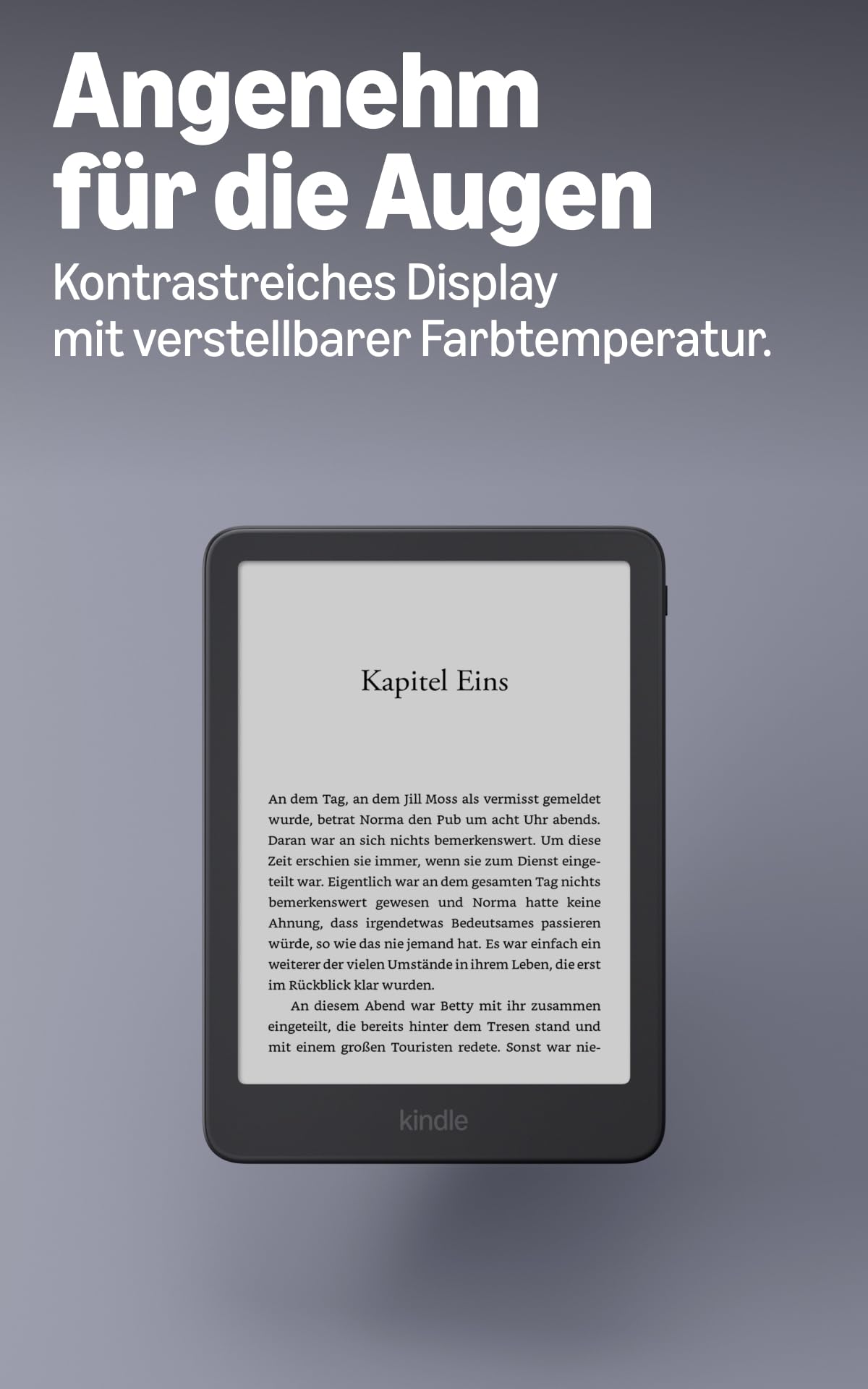 Amazon Kindle Paperwhite 16 GB (latest generation), now thinner and lighter, 7-inch display, adjustable color temperature, ad-free - Graphite - Z4P32D