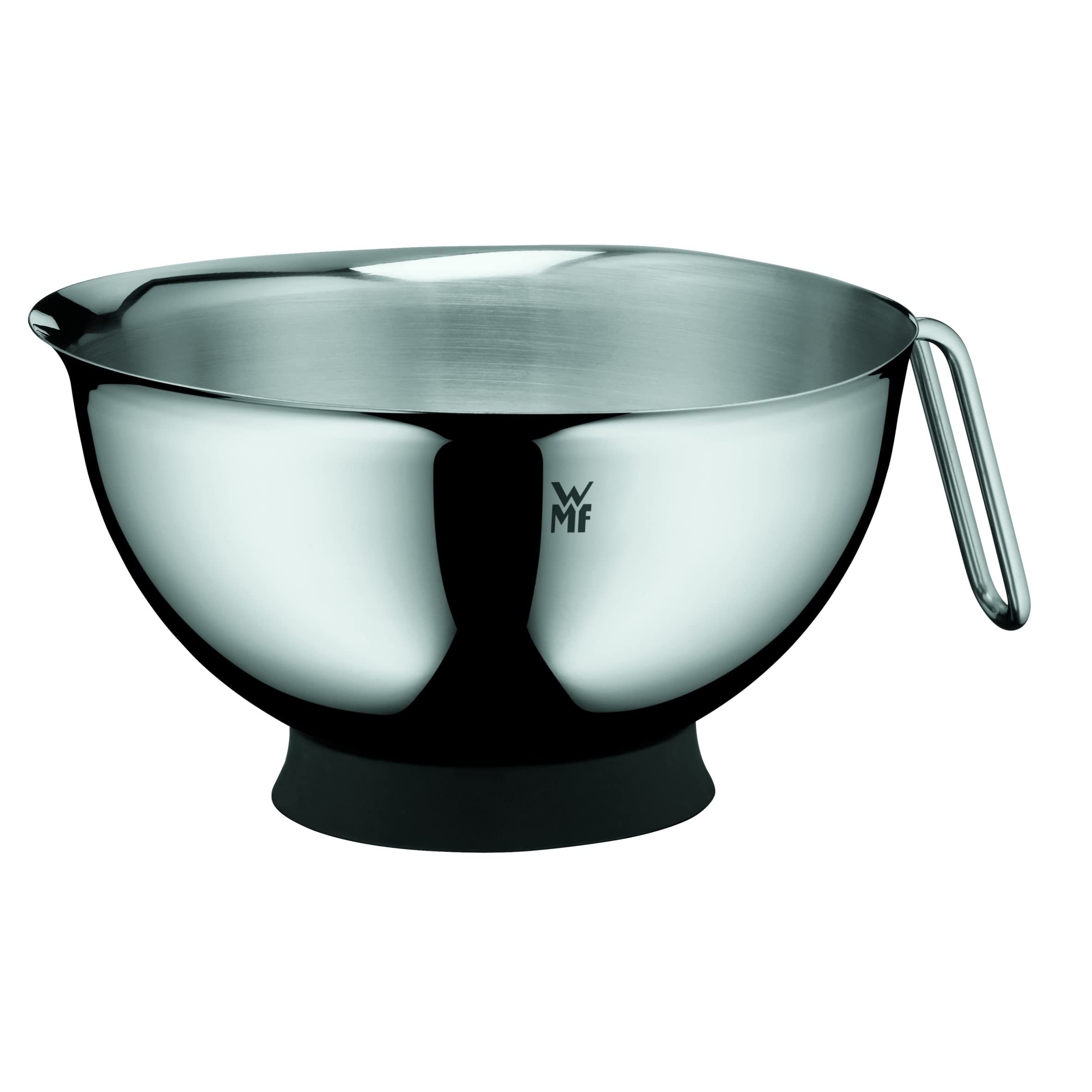 WMF Function Bowls mixing bowl 1.25l, stainless steel bowl 20 cm, Cromargan polished stainless steel, dishwasher safe, stackable - 06.4565.6030