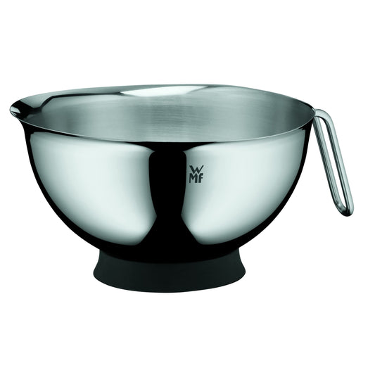 WMF Function Bowls mixing bowl 1.25l, stainless steel bowl 20 cm, Cromargan polished stainless steel, dishwasher safe, stackable - 06.4565.6030