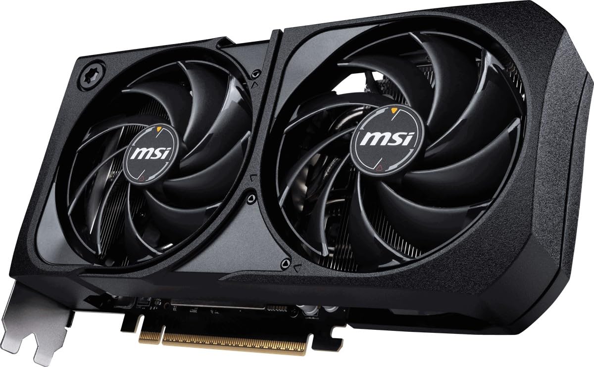 MSI GeForce RTX 5070 12G Shadow 2X OC - 12GB GDDR7 (28Gbps/192-bit), PCIe 5, Boost: 2542 MHz, HDMI 2.1b, DisplayPort 2.1b - V532-005R