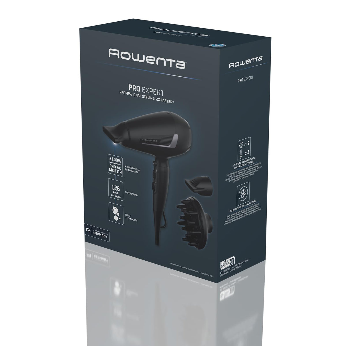 Rowenta Pro Expert, Hair Dryer, fast, ionic and lightweight, CV8825