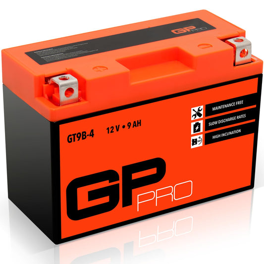 GP-PRO Gel Battery GT9B-4 12 V 9 Ah 120 A Motorcycle Battery - GP-025