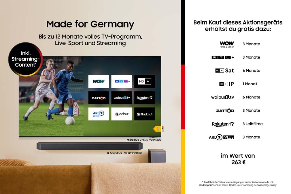 Samsung QLED Q7F2 4K 65 inch (163 cm) UHD, Q4 AI processor, Quantum Dot, Upscaling, Knox Security, Gaming Hub, Smart TV, 2025 - GQ65Q7F2AU