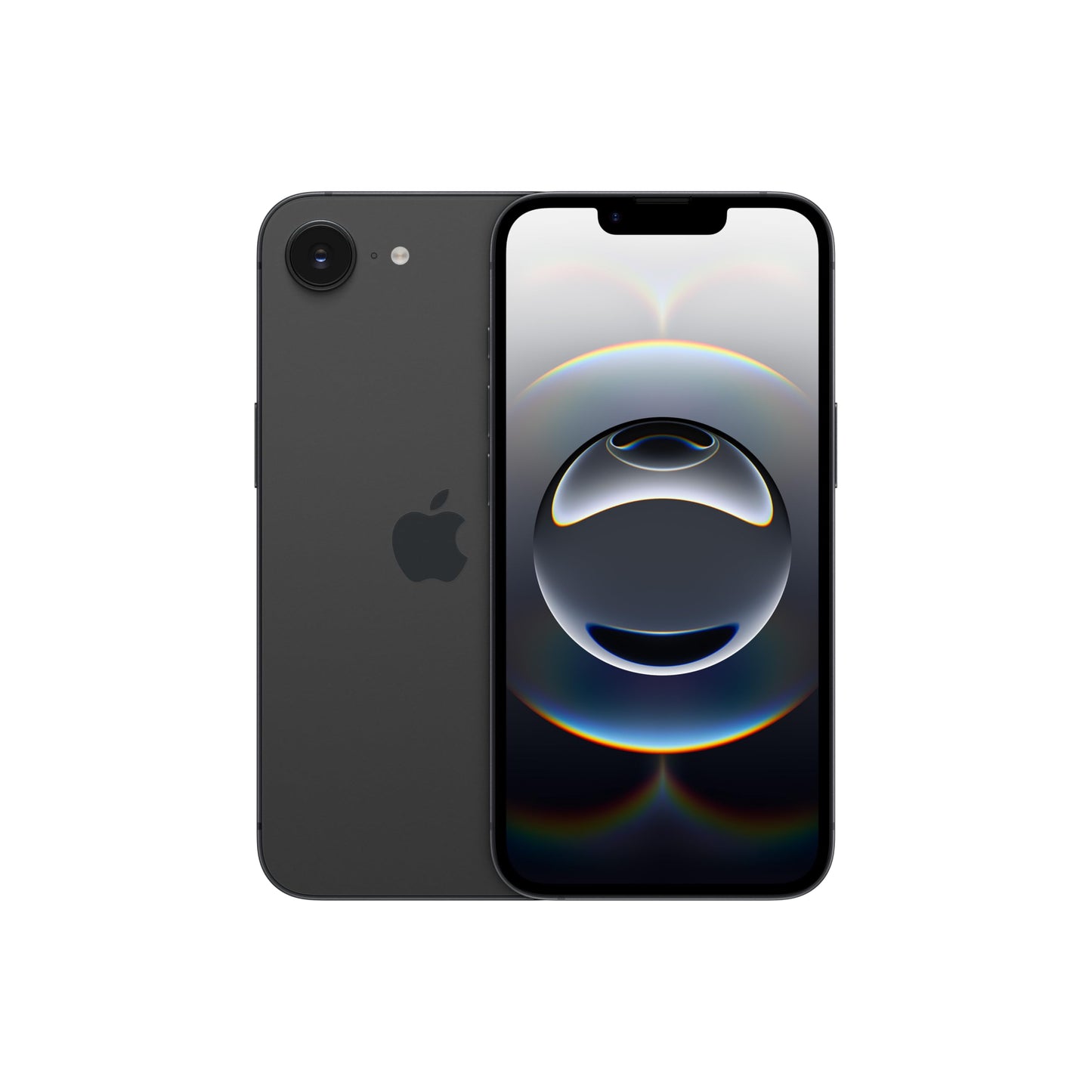 Apple iPhone 16e 128 GB: Designed for Apple Intelligence, A18 chip, gigantic battery life, 48 MP Fusion camera, 6.1'' Super Retina XDR display, black - MD1Q4ZD/A