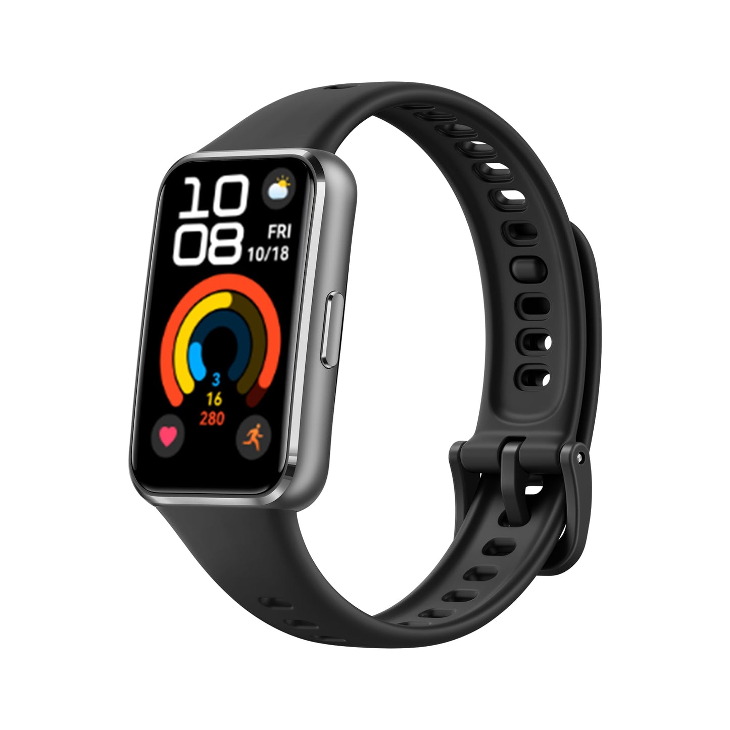 HUAWEI Band 11 Smartwatch, Fitness Tracker with 1.62" AMOLED Display, 1500 Nits, Heart Rate & Sleep Tracking, SpO2, Up to 14 Days Battery, Bluetooth, Android & iOS, Alloy Case, Black - Candy-B29F
