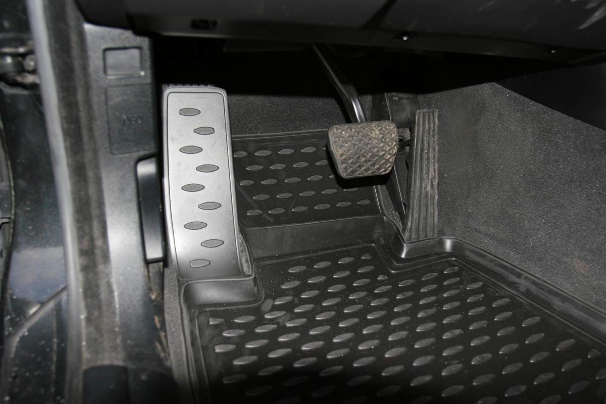 Element 3D rubber floor mats suitable for BMW 3 Series Touring | E91 | 2006-2012 | 100% custom-fit all-weather floor mats made of TPE, high edge, waterproof, non-slip, odorless - EXP.NLC.05.06.210k