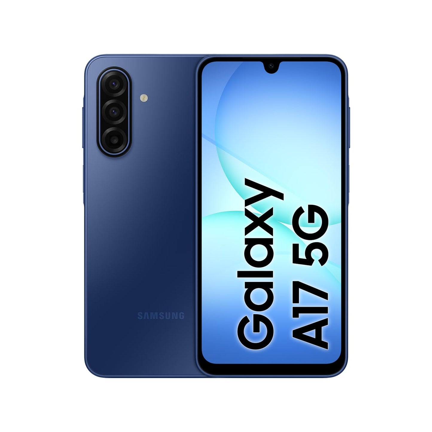 Samsung Galaxy A17 5G AI Smartphone, AI Phone with Android, Thin 7.5mm Frame, 50MP Camera, 128GB Storage, 4GB RAM, 5,000mAh Battery, Blue, 2.5 Year Manufacturer's Warranty [Amazon Exclusive] - SM-A177B/DS