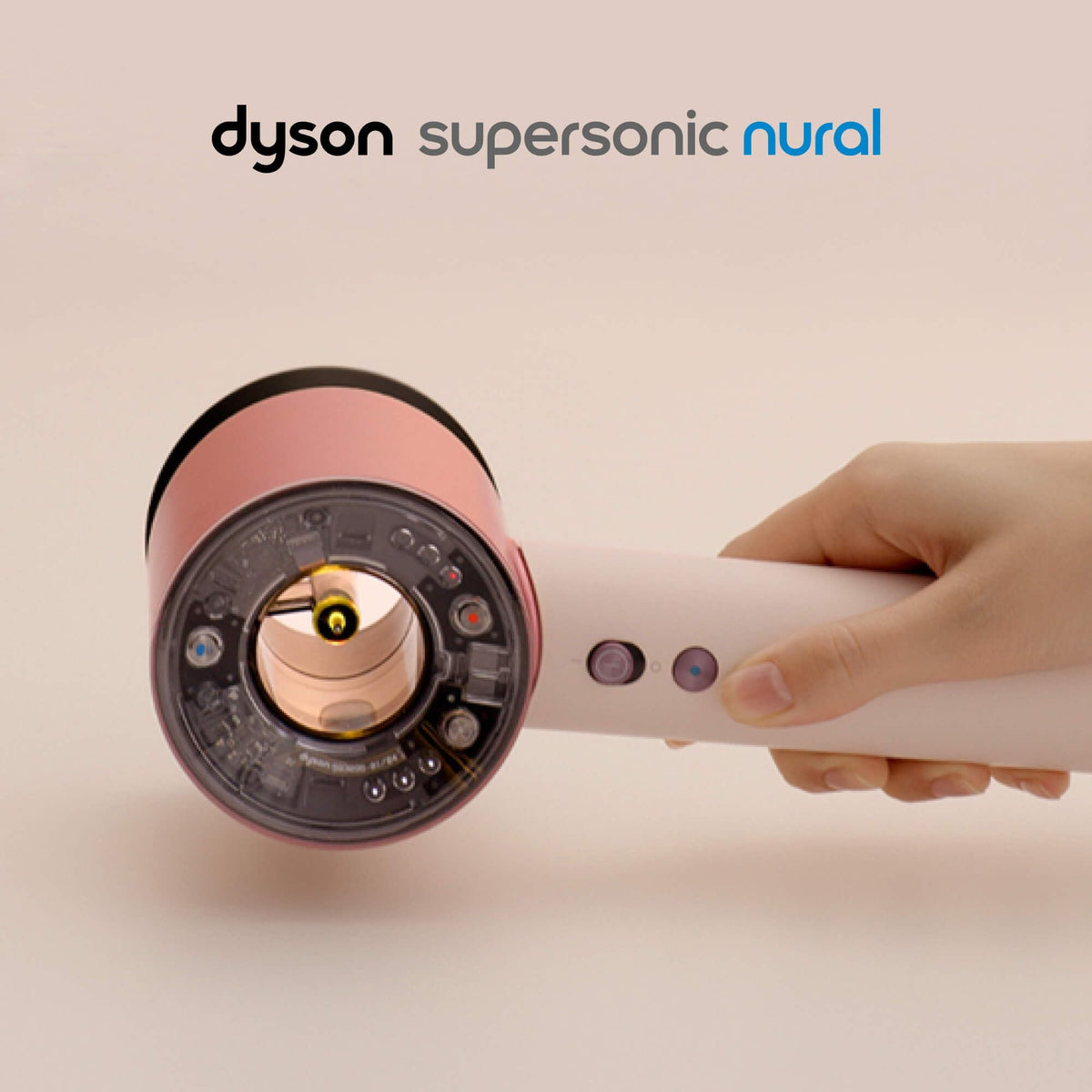 Dyson Supersonic Nural™ Hair Dryer, Straight-Wavy, Ceramic Pink and Rose Gold - HD16