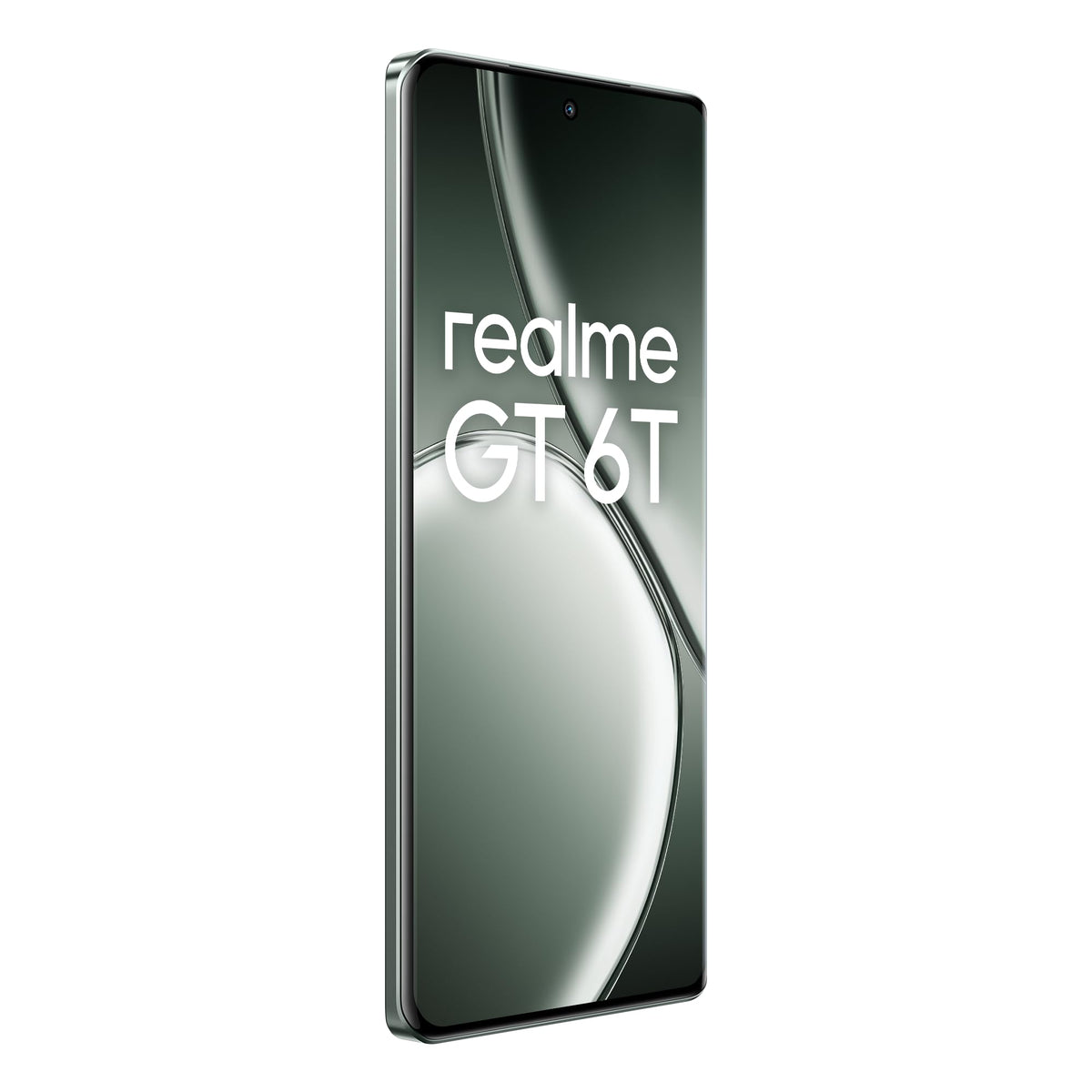 Smartphone realme GT 6T 5G 8+256 GB, chipset de vârf Snapdragon 7+ Gen 3, display Hyper de 120Hz și 6000nit, încărcare 120W SUPERVOOC, baterie masivă de 5500mAh, cameră Sony de 50MP cu OIS, Razor Green (fără adaptor) - RMX3853