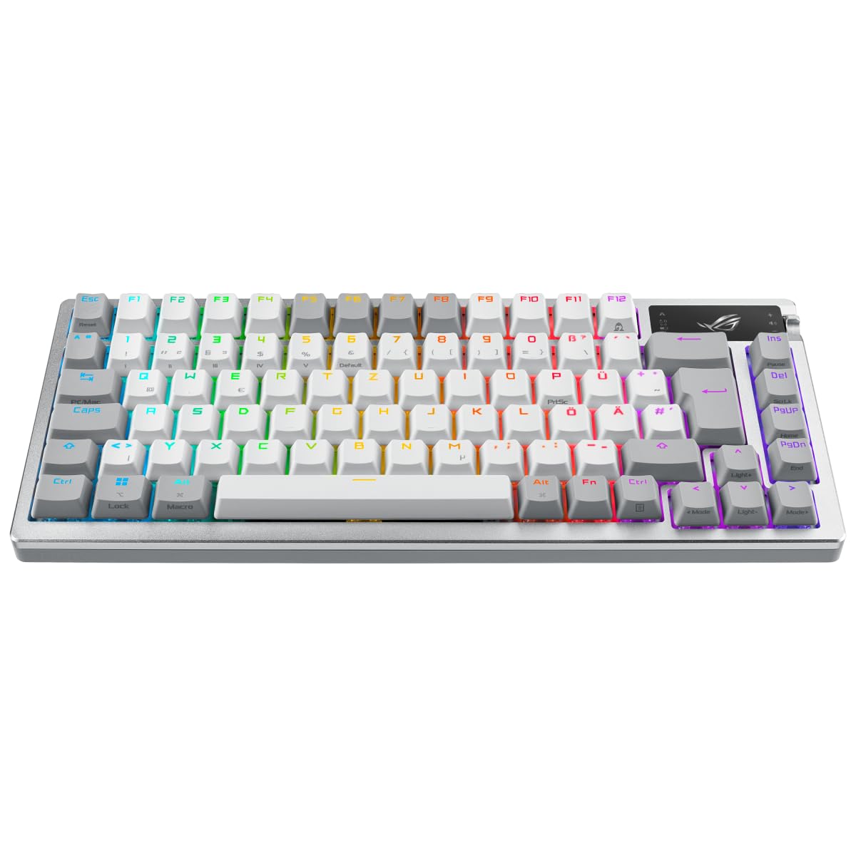 ASUS ROG Azoth White RGB Gaming Keyboard (QWERTZ Layout - 90MP031A-BKDA11