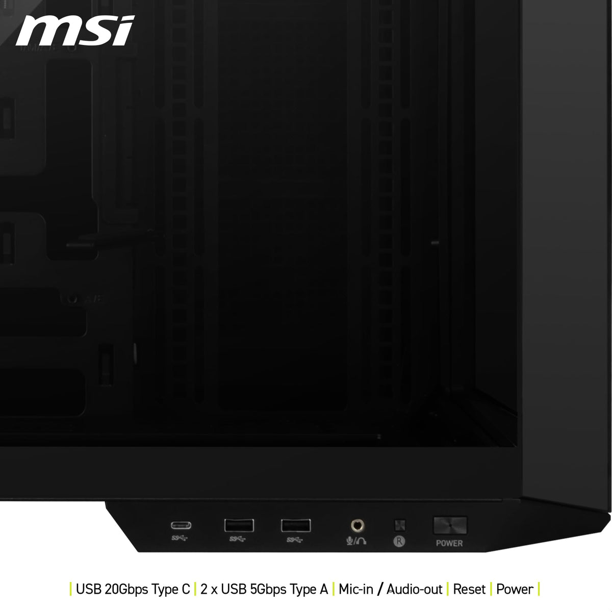 MSI MAG PANO 100L PZ - ATX PC Case - 306-7G26L21-HH9