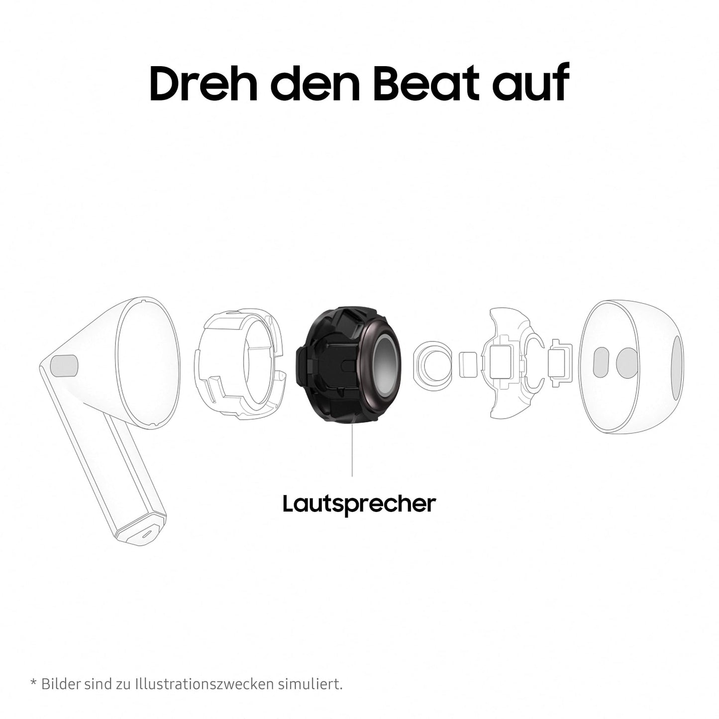 Samsung Galaxy Buds3 Wireless Bluetooth Headphones, Active Noise Canceling (ANC), Adaptive Noise Cancellation, In-Ear Headphones with 360 Audio, White, Incl. Anymode Clear Case - F-R530NZWADBT