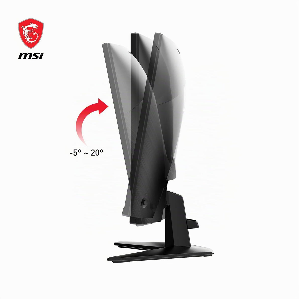 MSI MAG 27CQ6FA Monitor de gaming curbat de 27 inch WQHD – 1500R 2560 x 1440 Rapid VA-Panel, 180 Hz / 0,5 ms (GtG, min.), Adaptive-Sync – DP 1.4a, HDMI 2.0b CEC - 4711377389518