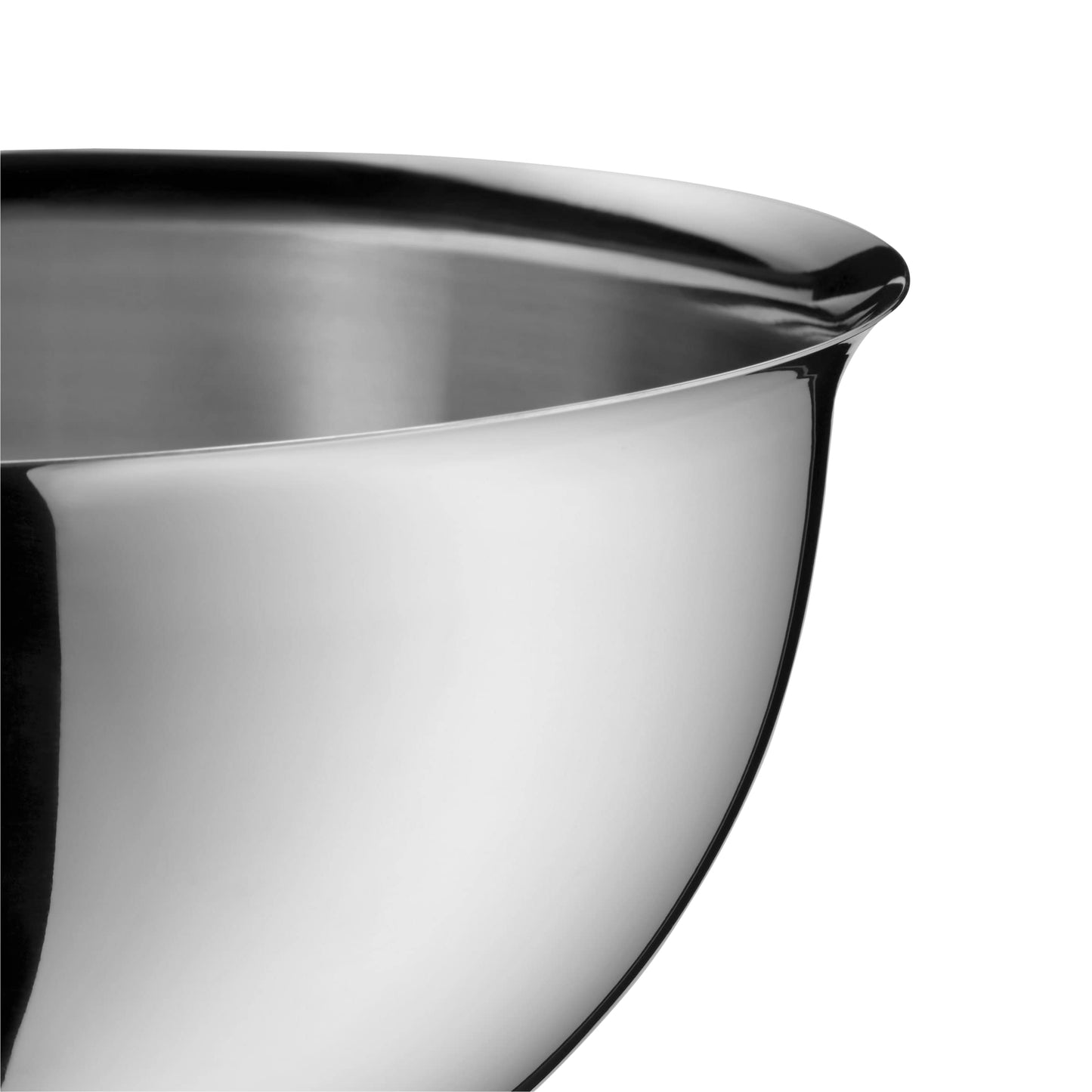 WMF Function Bowls mixing bowl 1.25l, stainless steel bowl 20 cm, Cromargan polished stainless steel, dishwasher safe, stackable - 06.4565.6030